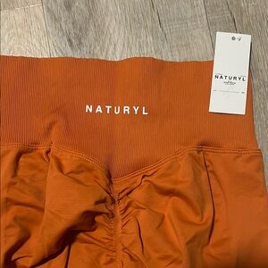 Naturyl Orange High-Waisted Leggings